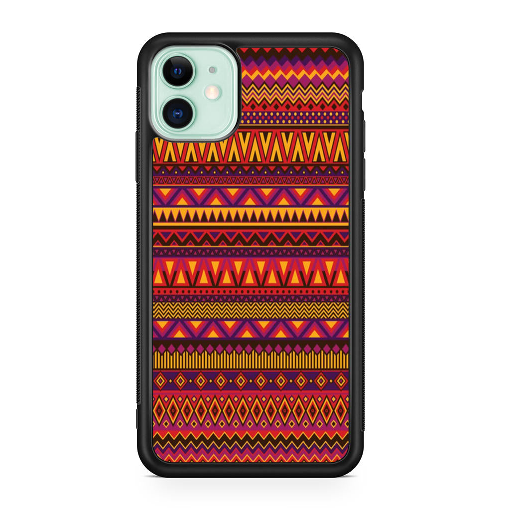 African Aztec Pattern iPhone 11 Case