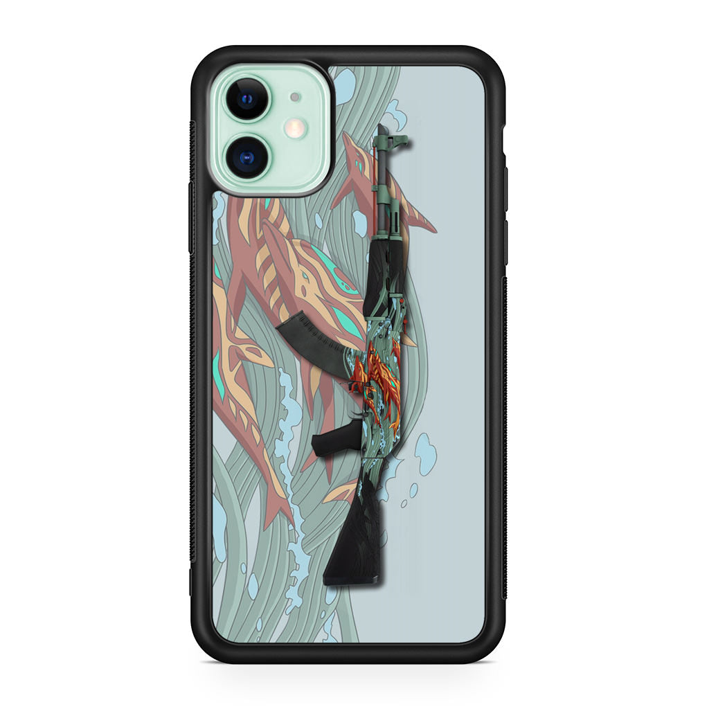 AK-47 Aquamarine Revenge iPhone 11 Case