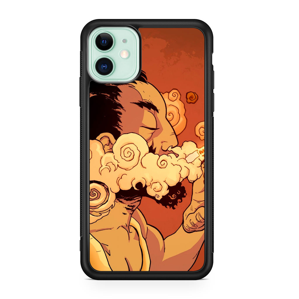 Artistic Psychedelic Smoke iPhone 12 mini Case