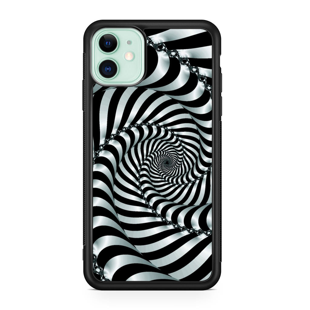 Artistic Spiral 3D iPhone 11 Case