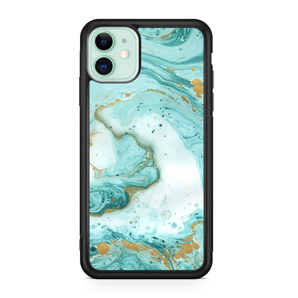 Azure Water Glitter iPhone 12 mini Case