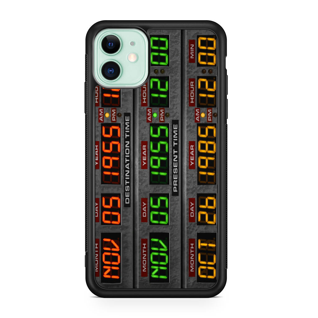 Back To The Future Time Circuits iPhone 11 Case