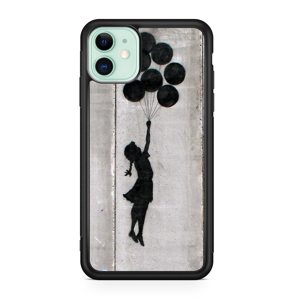 Banksy Girl With Balloons iPhone 11 Case