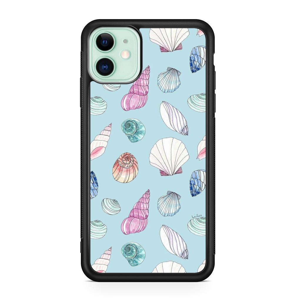 Beach Shells Pattern iPhone 12 Case