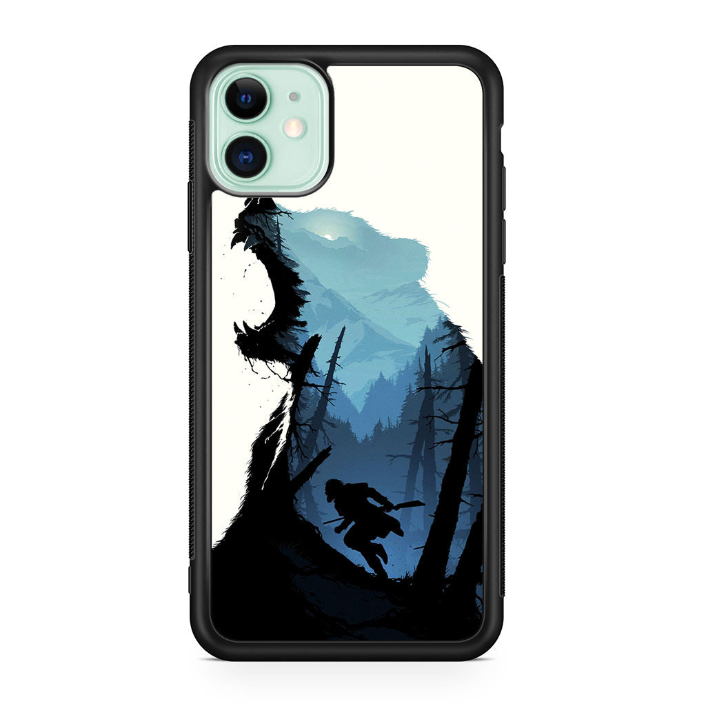 Bear Hunter Art iPhone 12 mini Case