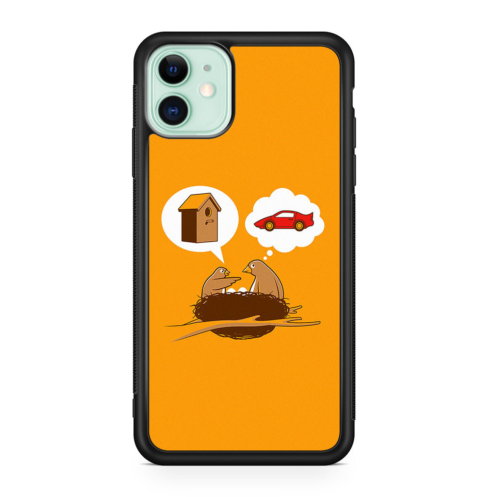 Bird Life Priorities iPhone 11 Case