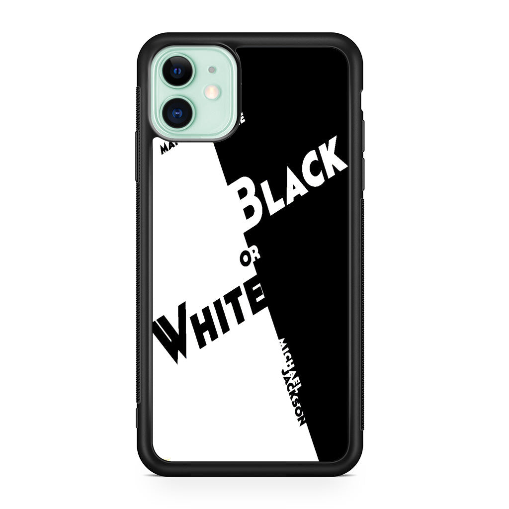 Black Or White Michael Jackson iPhone 11 Case