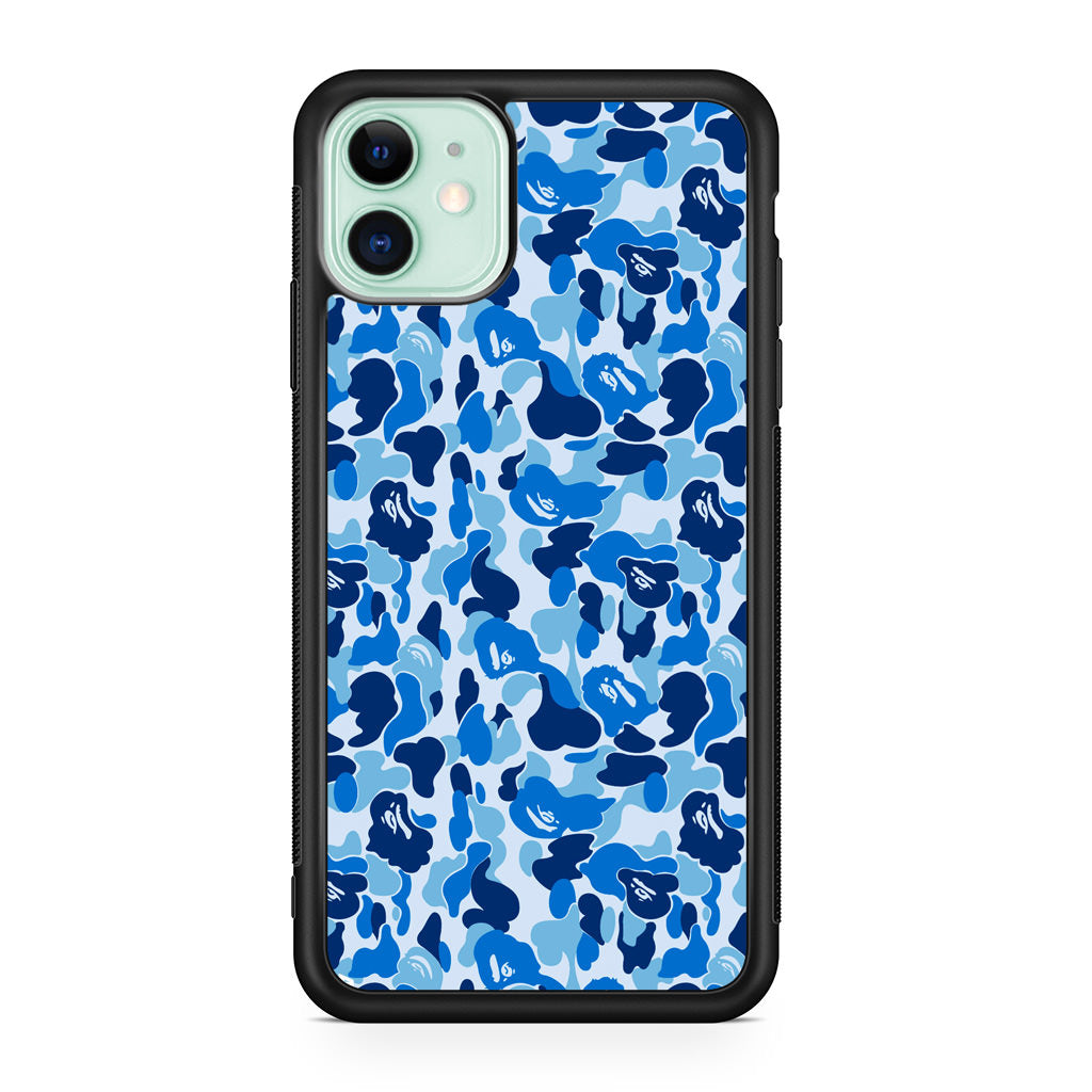 Blue Camo iPhone 11 Case