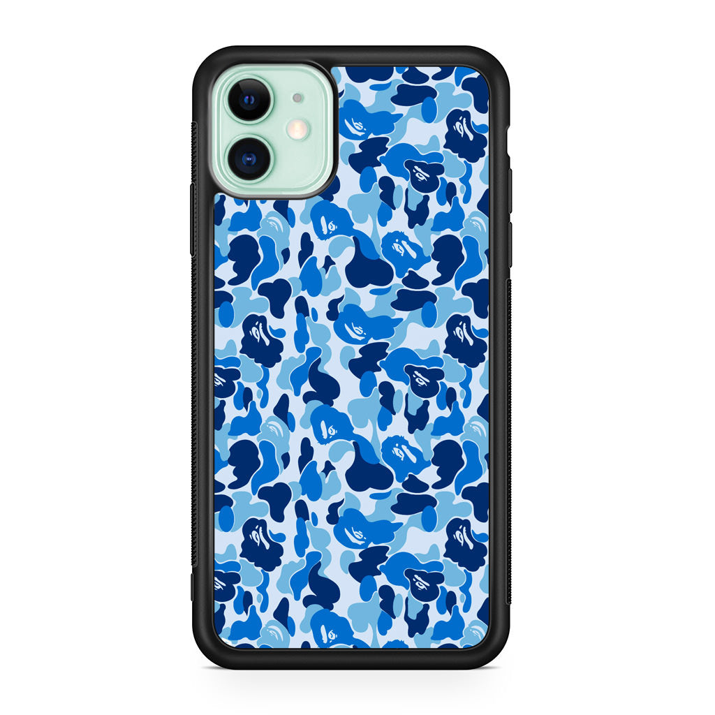 Blue Camo iPhone 12 Case
