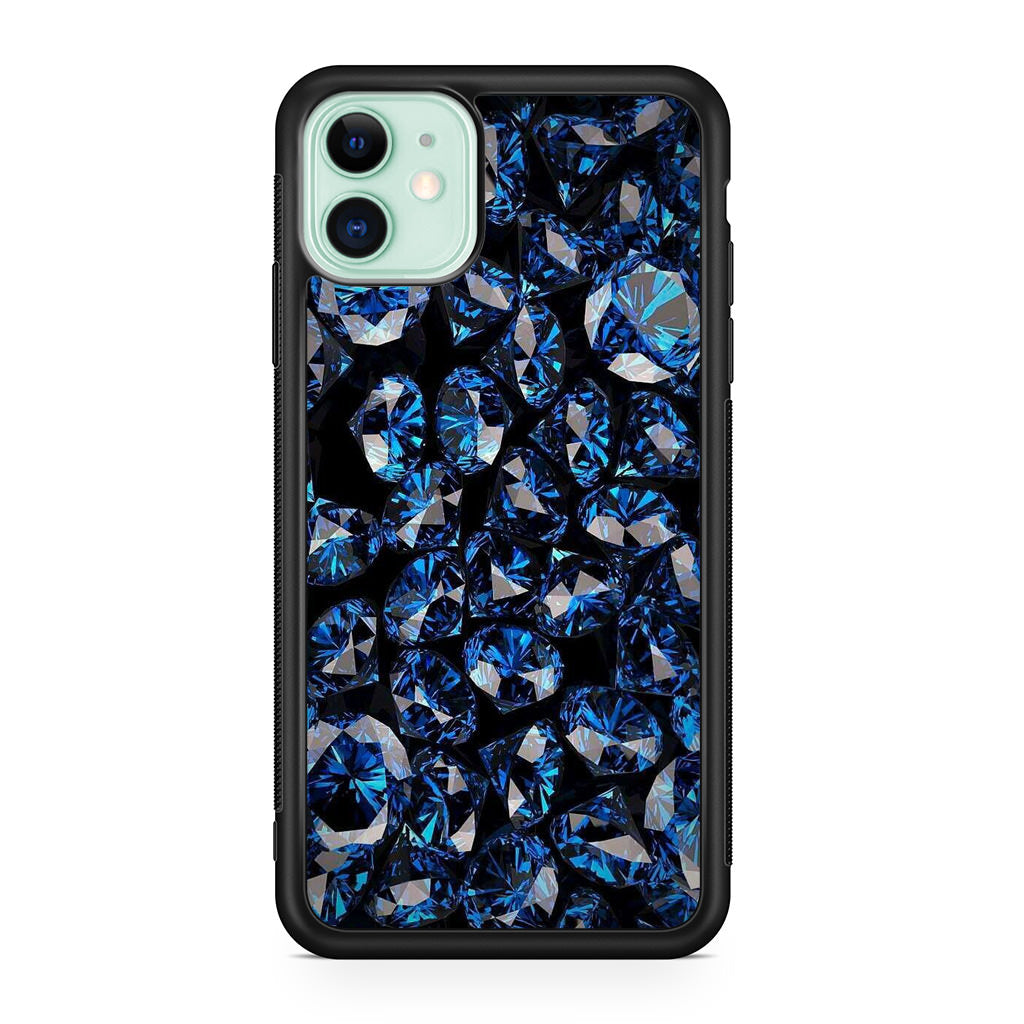 Blue Diamonds Pattern iPhone 12 mini Case