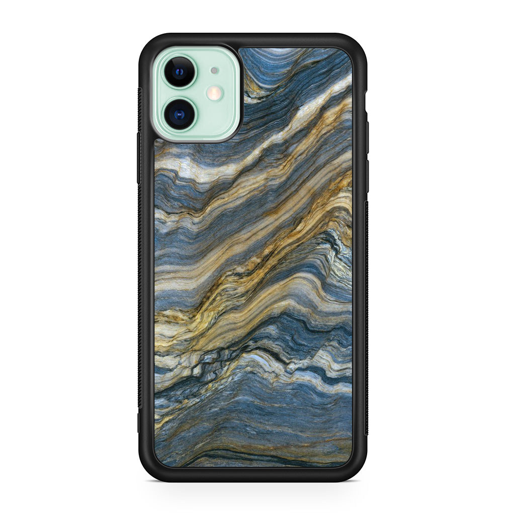 Blue Wave Marble iPhone 11 Case