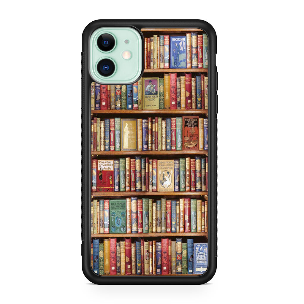 Bookshelf Library iPhone 11 Case