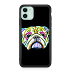 Colorful Bulldog Art iPhone 12 mini Case