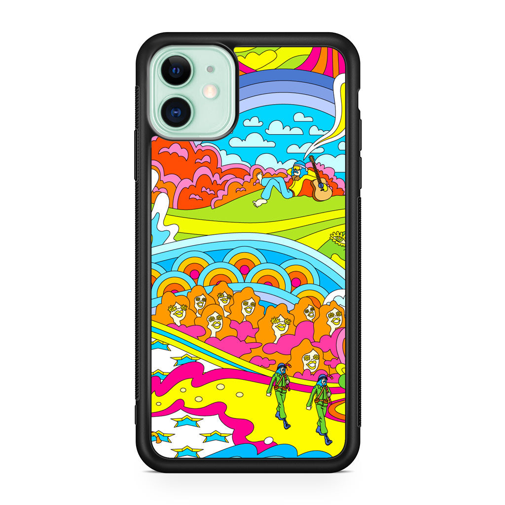 Colorful Doodle iPhone 11 Case