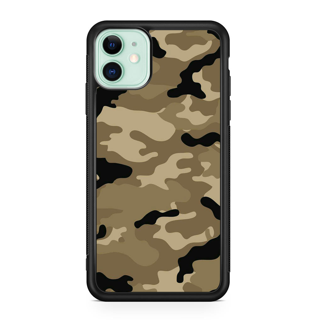 Desert Military Camo iPhone 12 Case