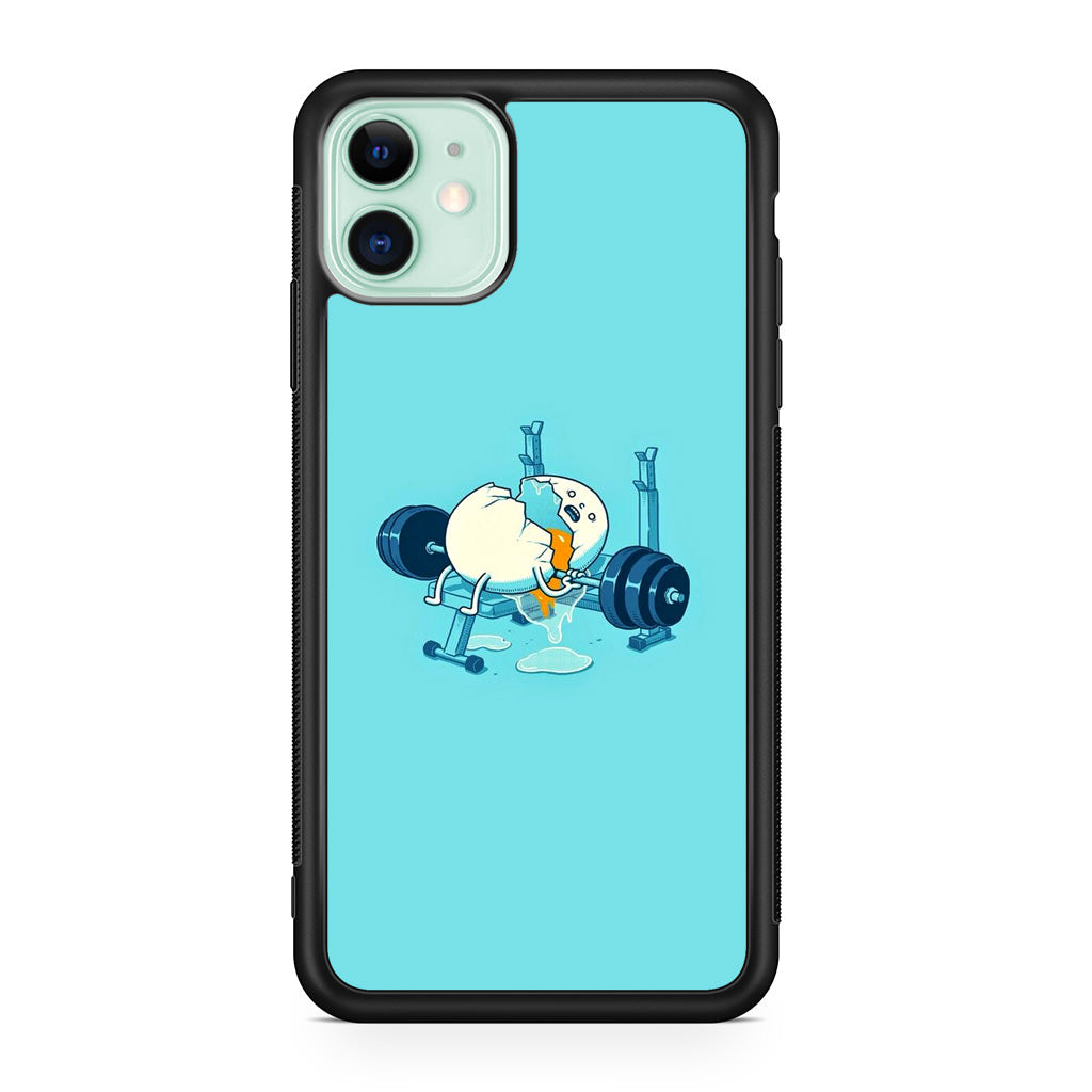 Egg Accident Workout iPhone 11 Case