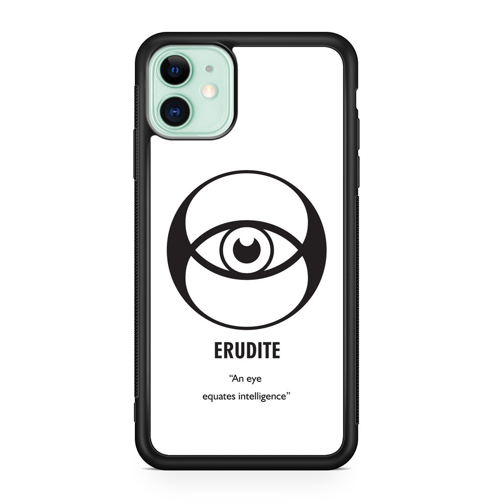 Erudite Divergent Faction iPhone 11 Case