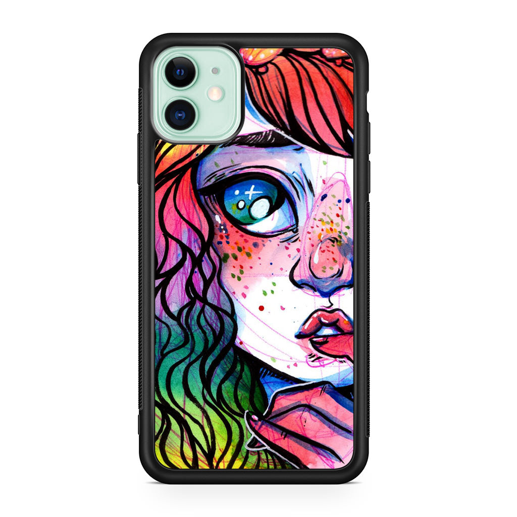 Eyes And Braids iPhone 11 Case