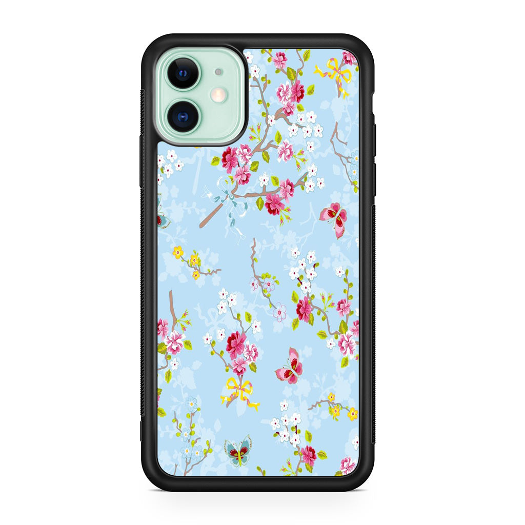 Floral Summer Wind iPhone 12 mini Case