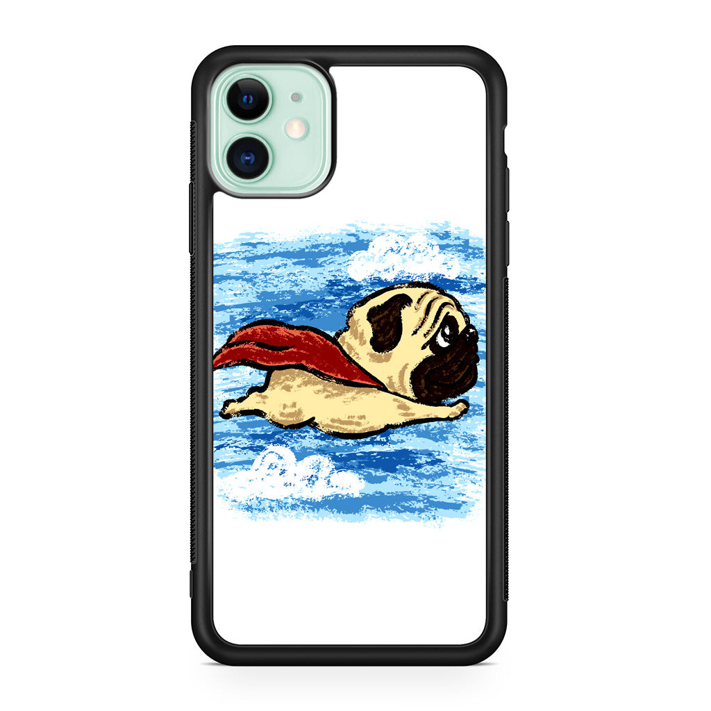 Flying Pug iPhone 12 Case