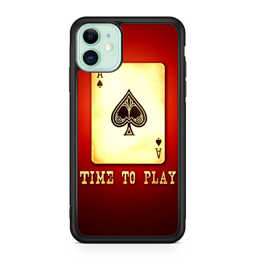 Game Card Time To Play iPhone 12 Case