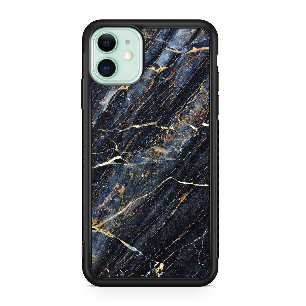 Golden Black Marble iPhone 11 Case