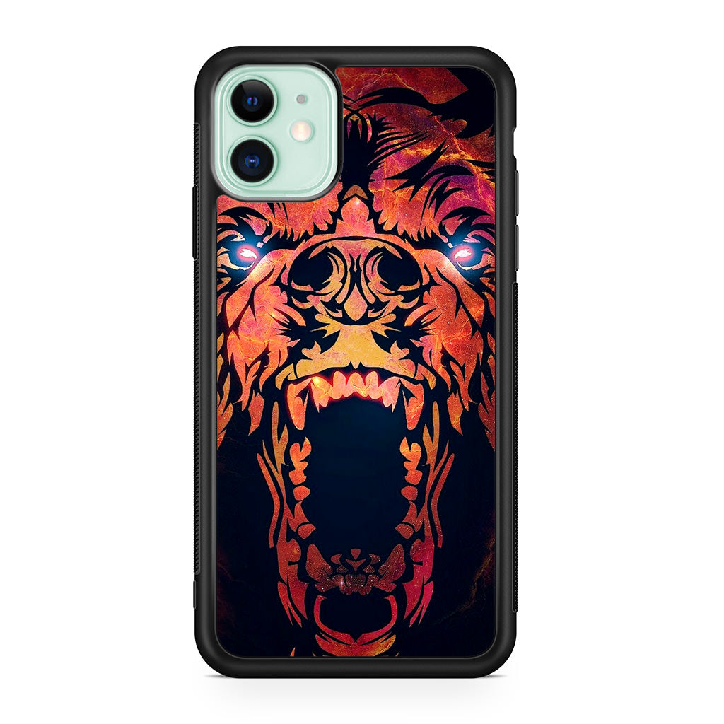 Grizzly Bear Art iPhone 11 Case