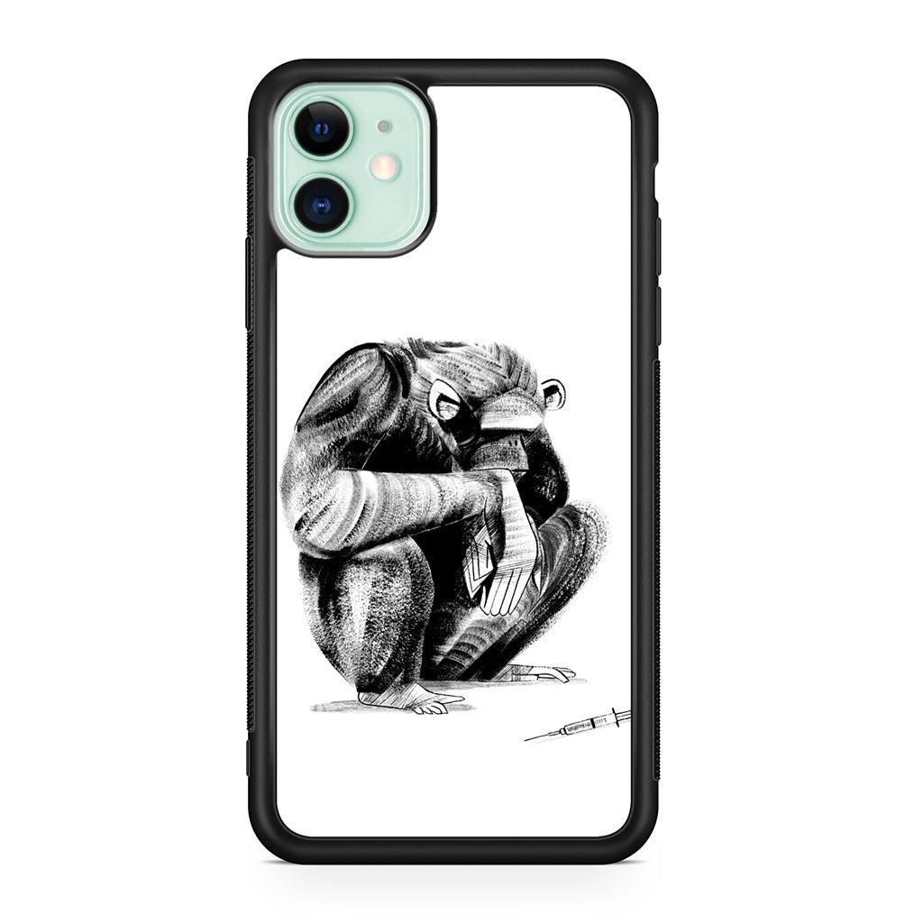 Guinea Chimp iPhone 11 Case