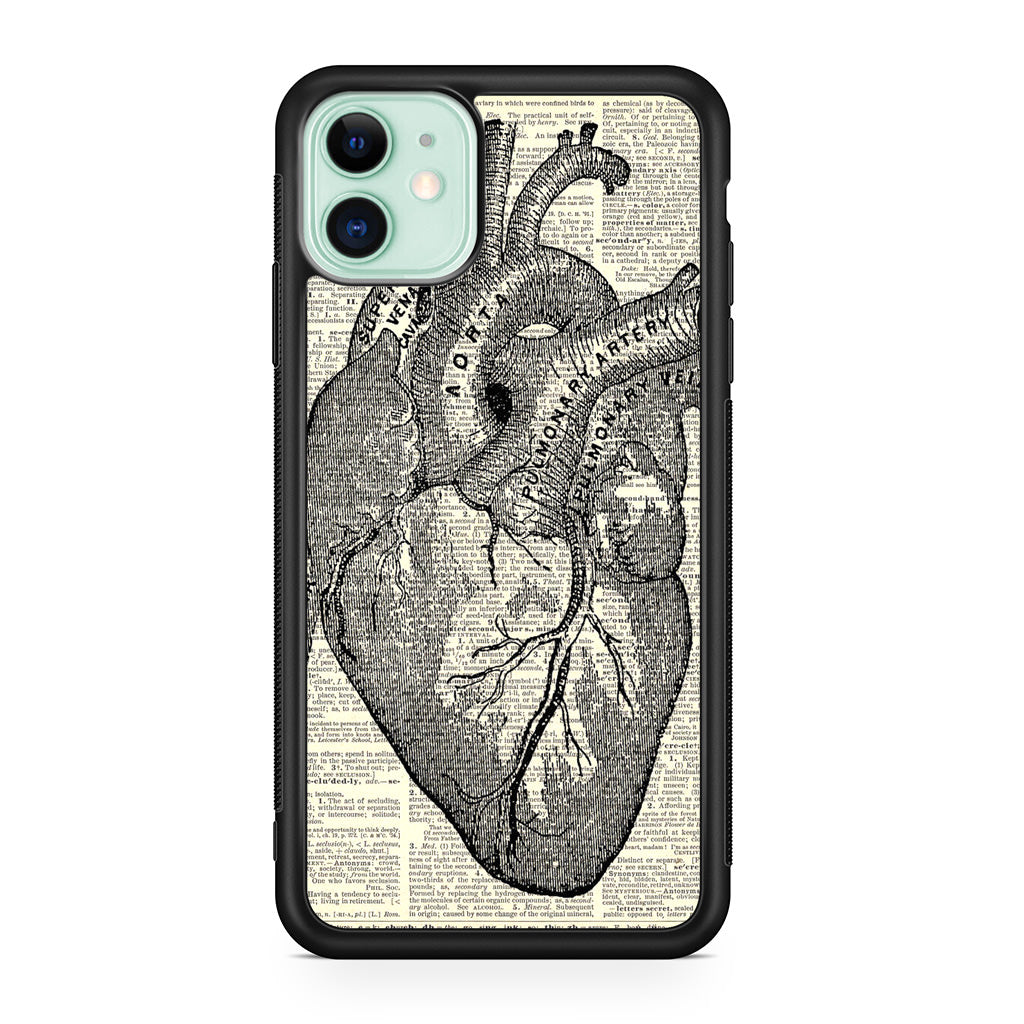 Heart Book Art iPhone 11 Case
