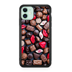 I Love Choco Pattern iPhone 11 Case