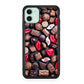 I Love Choco Pattern iPhone 12 mini Case