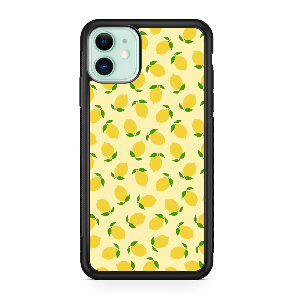 Lemons Fruit Pattern iPhone 11 Case