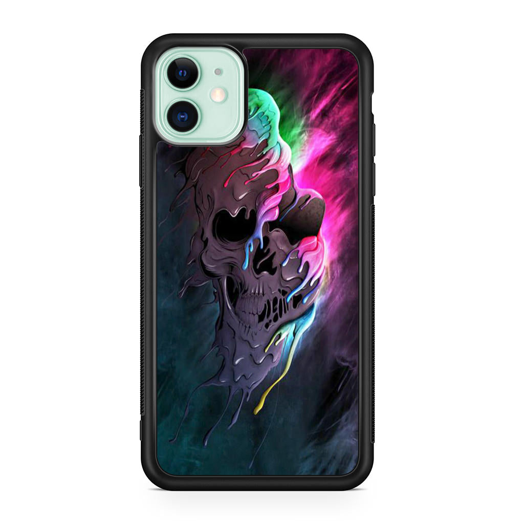 Melted Skull iPhone 12 Case