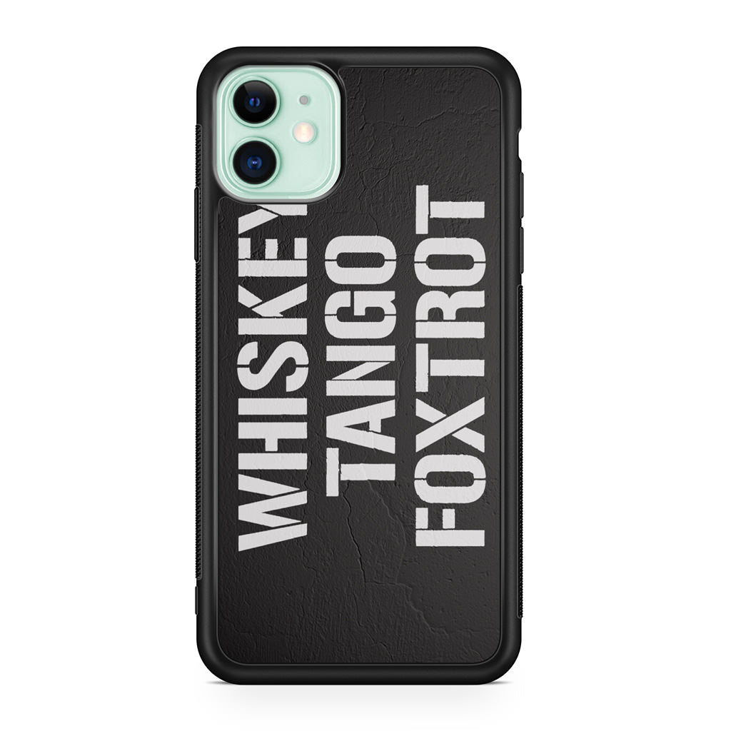 Military Signal Code iPhone 11 Case