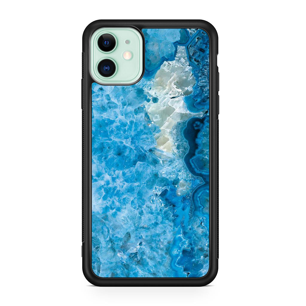 Navy Blue Marble iPhone 11 Case