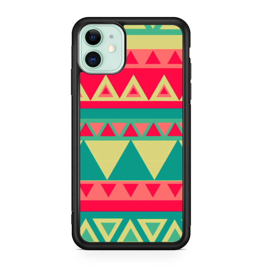 Old Aztec Pattern iPhone 11 Case