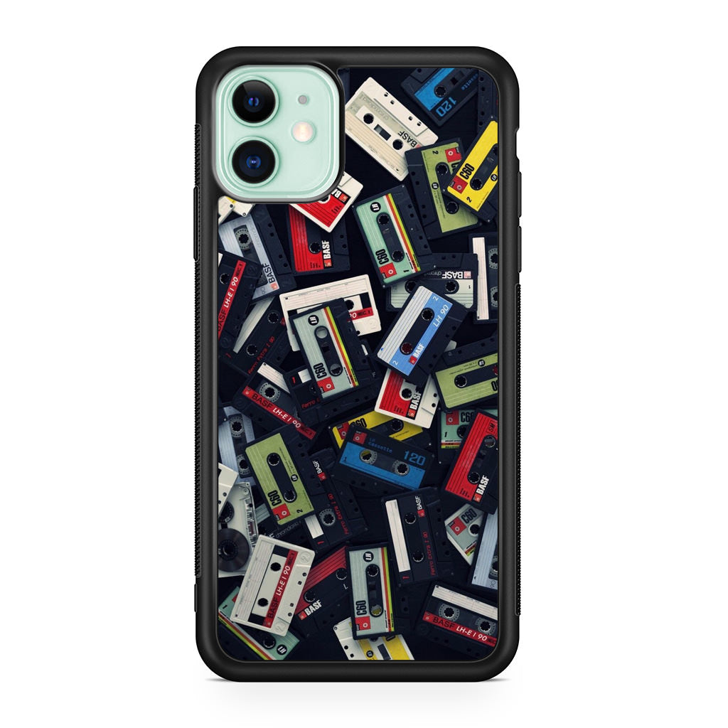 Old Vintage Cassettes iPhone 11 Case