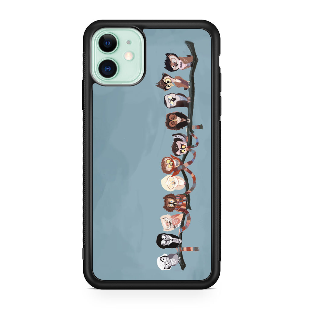 Owls on The Branch iPhone 11 Case