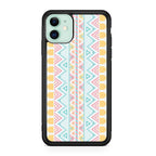 Peach Aztec Pattern iPhone 12 mini Case