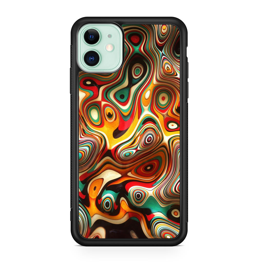 Plywood Art iPhone 11 Case