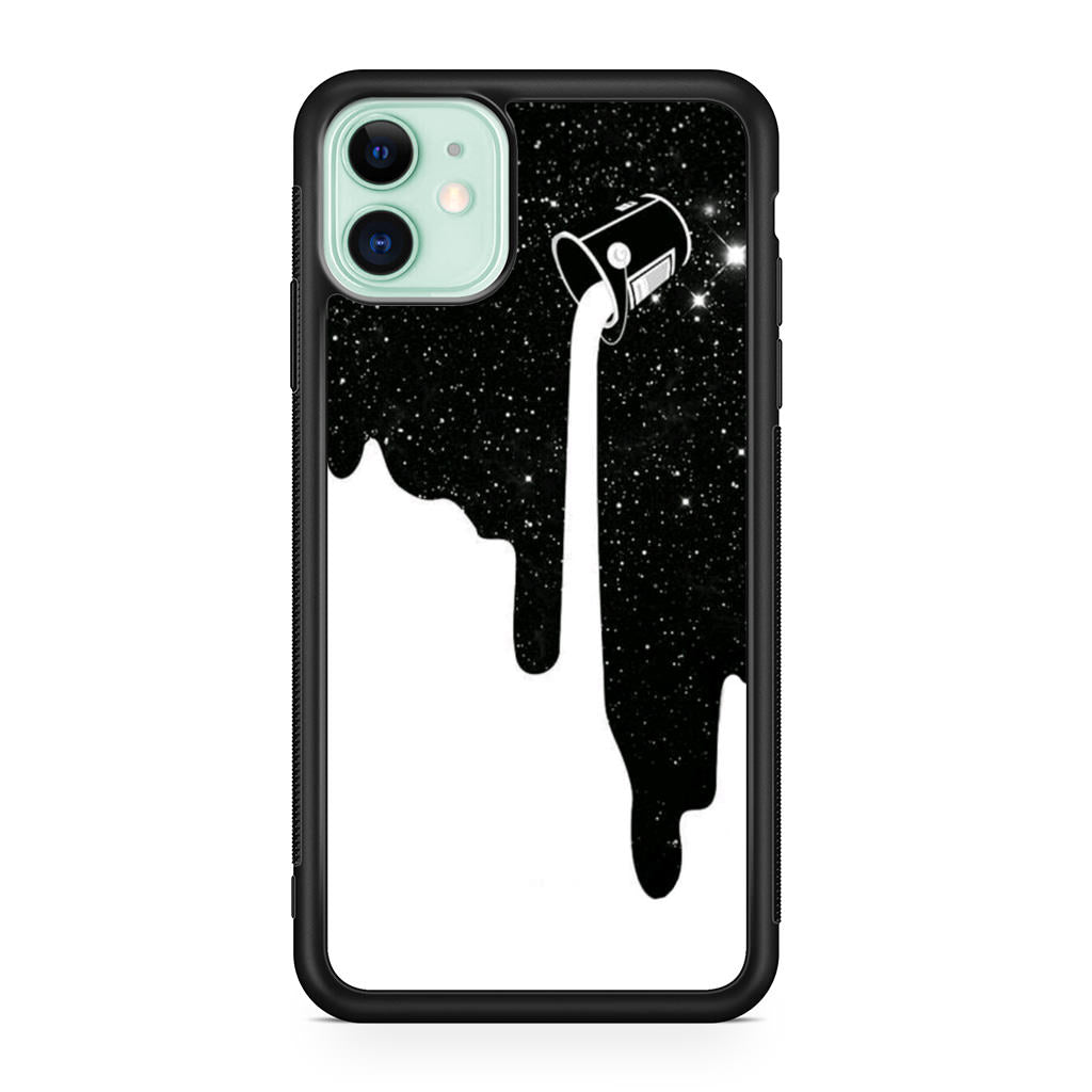 Pouring Milk Into Galaxy iPhone 11 Case