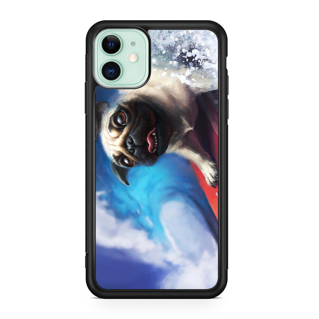 Pug Surfers iPhone 12 mini Case