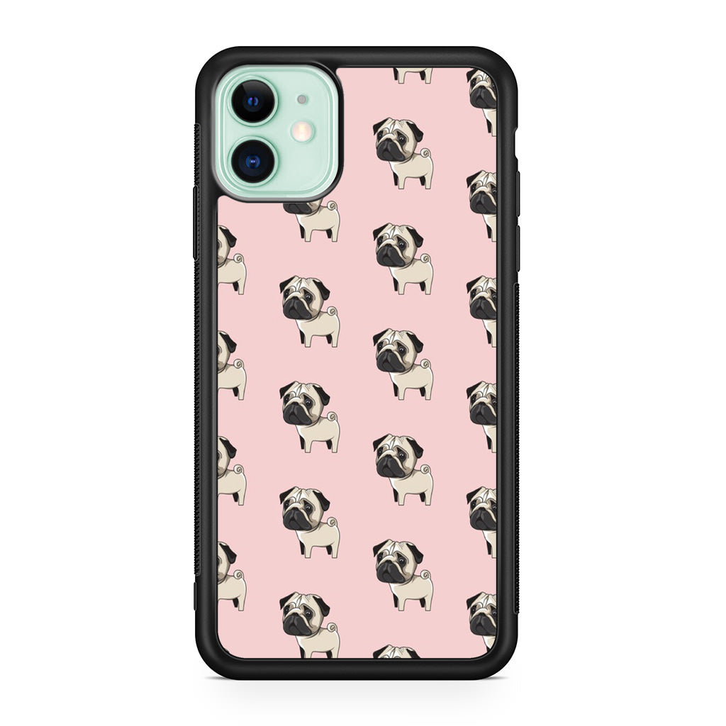 Pugs Pattern iPhone 11 Case