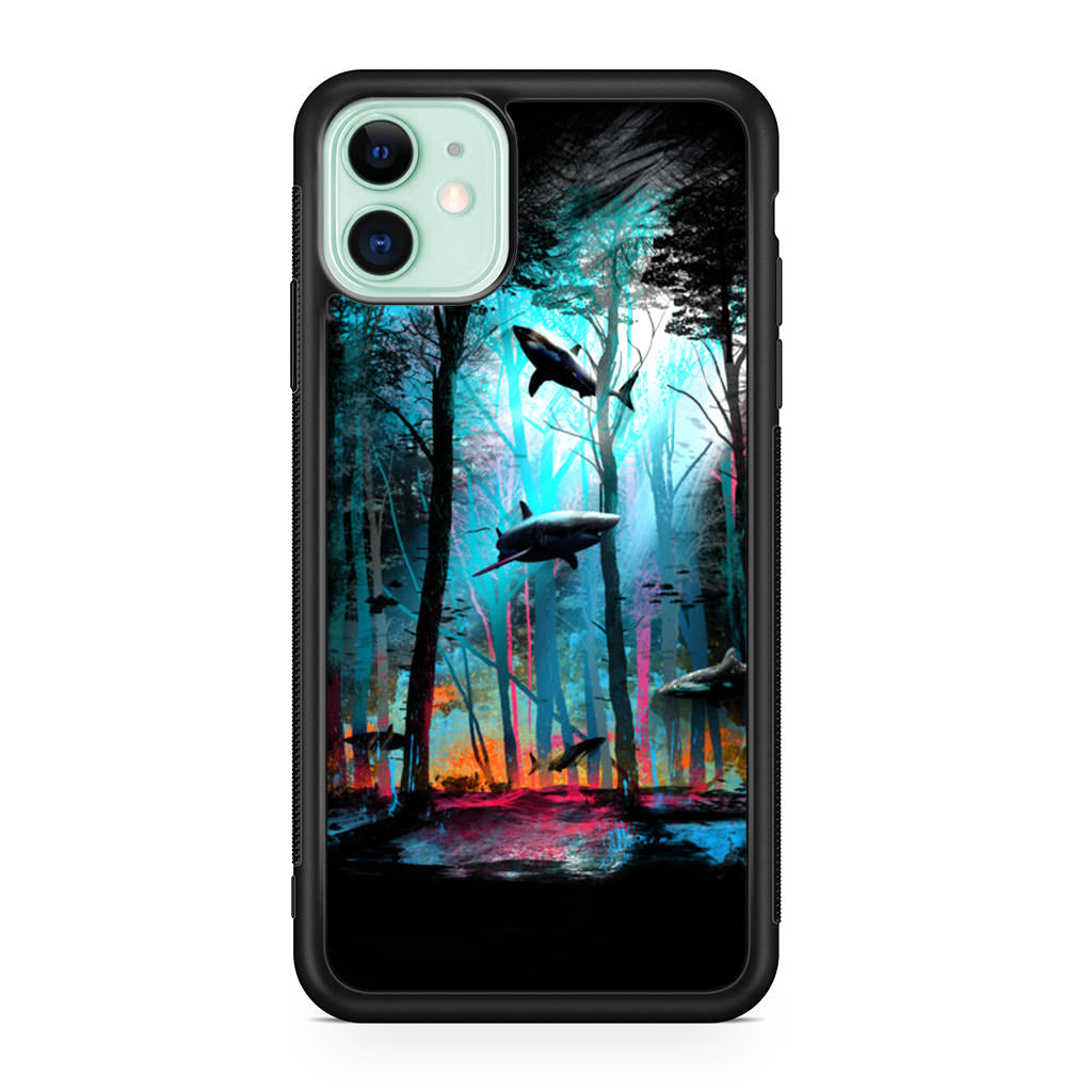 Shark Forest iPhone 11 Case