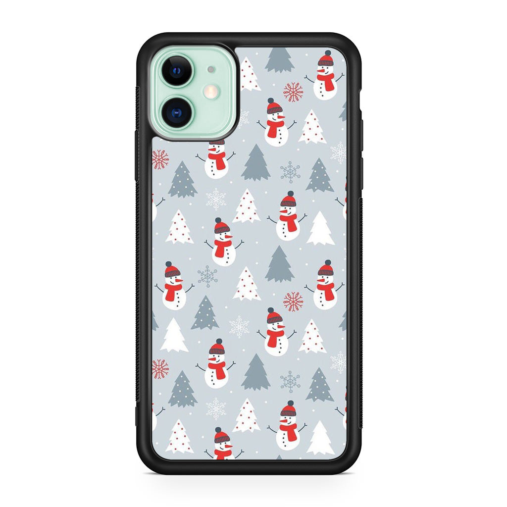 Snowmans Pattern iPhone 11 Case