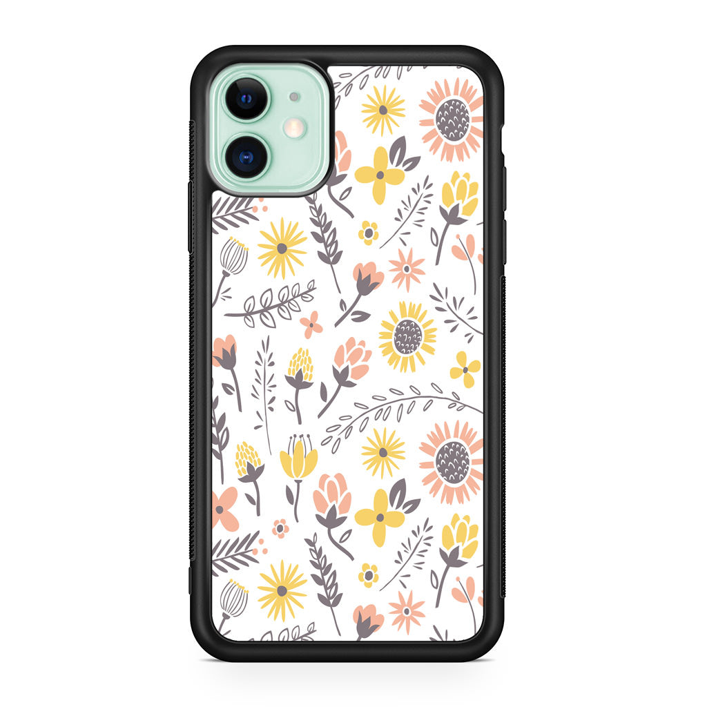 Spring Things Pattern iPhone 11 Case