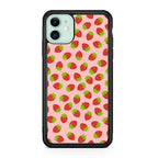 Strawberries Pattern iPhone 11 Case
