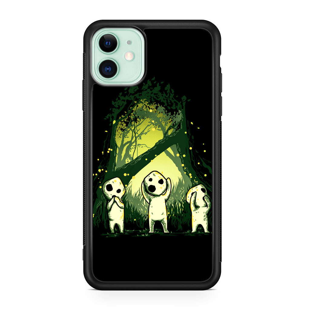 Three Wise Of Kodama iPhone 11 Case