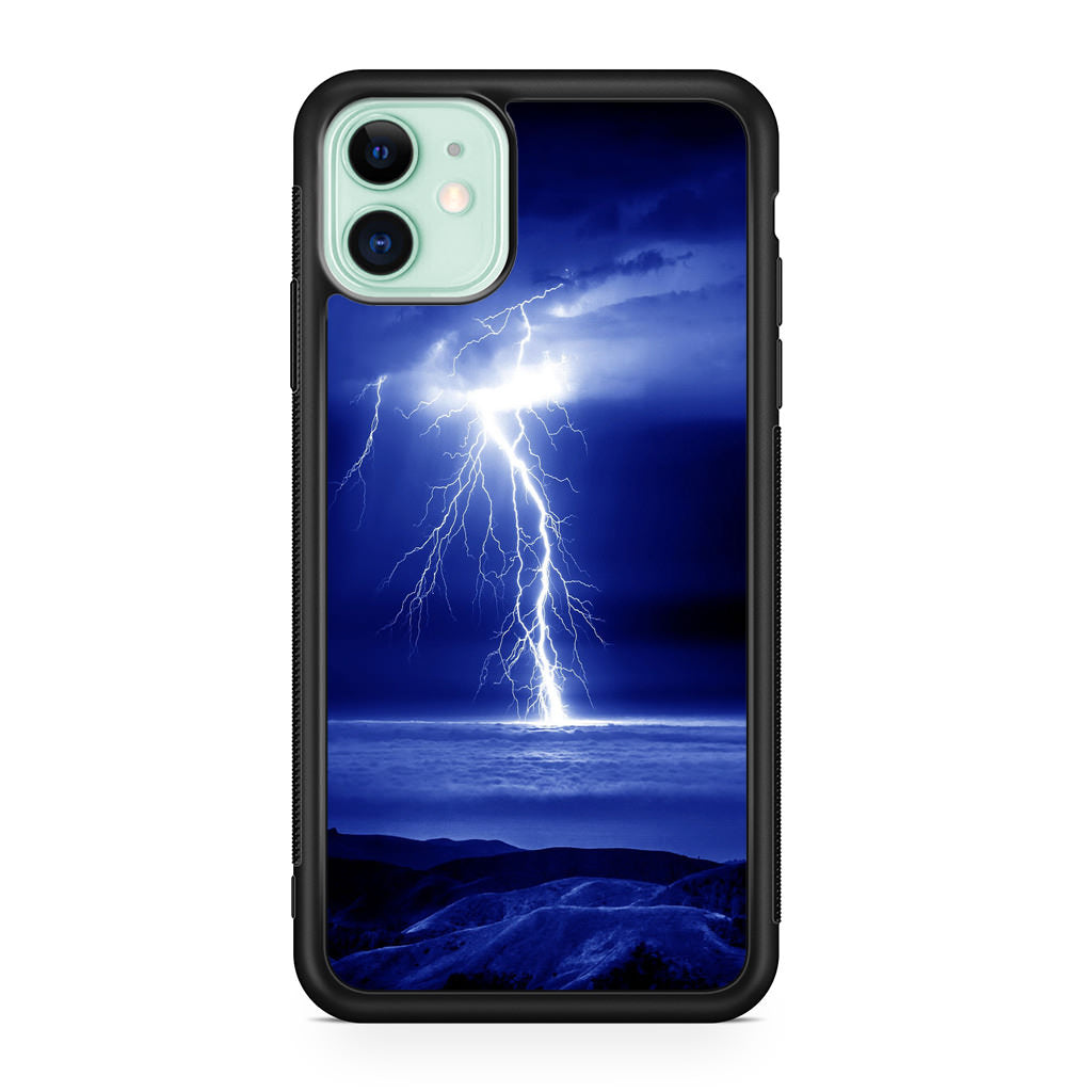 Thunder Over The Sea iPhone 11 Case