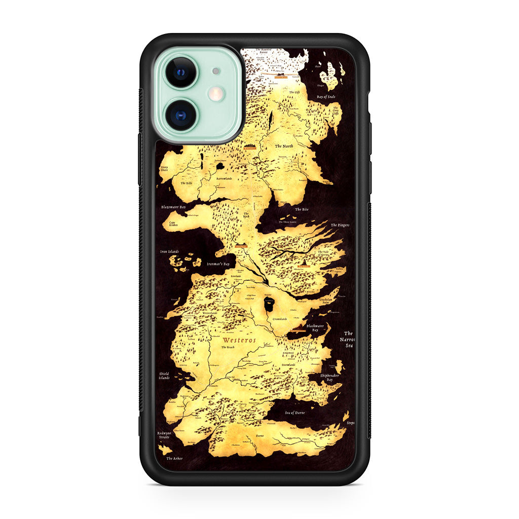 Westeros Map iPhone 11 Case